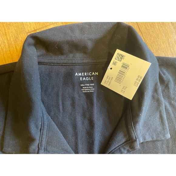 NWT American Eagle AE Ribbed Cotton Midi Dress Size XXL - Picture 2 of 6